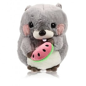 ibasenice 2 Pièces Marmotte Poupée Garçon Jouet Maman Oreiller Animaux en Peluche pour Filles Jouets pour Nourrissons Garçons