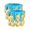 Paire de bracelets avec pièces pour danser danse du ventre ou se déguiser en danseuse orientale, Polyester