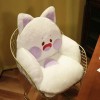 Coussin de siège en Peluche de Chat de Bande dessinée Doux Kawaii Chaton Animal canapé intérieur Sol décor à la Maison Hiver 
