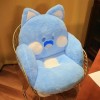 Coussin de siège en Peluche de Chat de Bande dessinée Doux Kawaii Chaton Animal canapé intérieur Sol décor à la Maison Hiver 