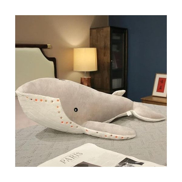 SaruEL Peluche Requin-Marteau Oreiller de Couchage Baleine Peluche Jouet canapé Coussin Animal Marin Jouet Enfants Fille Anni