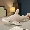 SaruEL Peluche Requin-Marteau Oreiller de Couchage Baleine Peluche Jouet canapé Coussin Animal Marin Jouet Enfants Fille Anni