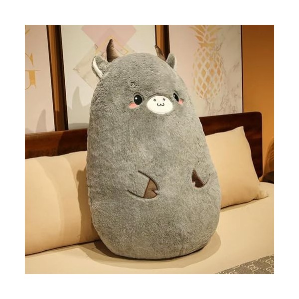 LfrAnk Peluche Dessin animé Animal poupée étreindre Dinosaure Requin Vache Chien Peluche Jouet Mignon Cadeau de Noël Cadeau d