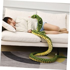 Toyvian 2 Pièces Animal en Peluche Serpent Grand Jouet Serpent Confortable Peluche Serpent en Peluche Grand Joli Jouet en Pel