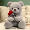 SaruEL Jouets en Peluche : Ours en Peluche, Roses, poupées Animaux en Peluche, Jouets Mignons, Filles, Cadeaux d’Anniversaire