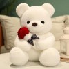 SaruEL Jouets en Peluche : Ours en Peluche, Roses, poupées Animaux en Peluche, Jouets Mignons, Filles, Cadeaux d’Anniversaire