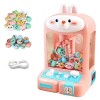 ARTSIM Machine a Pince Bonbon ， Sweets Machine for Home avec Lumières Et Musique,30 Peluches Et 10 Gashapons ， Machine Fete F