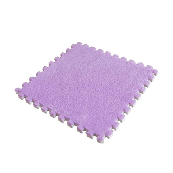 Tapis De Tapis épaissis De 10 PC, Tapis De Mousse Entre Verrouillage en Peluche Doux De 11,8 Pouces, Tapis De Tapis, Tapis De