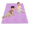 Dalles De Tapis à Emboîtement en Peluche Shaggy, Tapis De Puzzle en Mousse, Tapis, Chambre à Coucher, Salle De Jeux, Garde Au