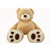 Lifestyle & More Ours en Peluche géant Beige 130 cm XXL Doudou velouté