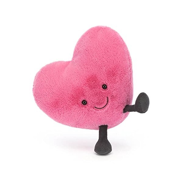 Jellycat Amuseable Pink Heart Large - L: 6 cm x l: 19 cm x h: 17 cm