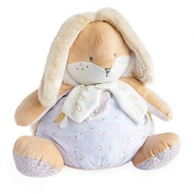 Doudou et Compagnie - Peluche Range-Pyjama Enfant - Lapin - 38 cm - Blanc - Lapin de Sucre - DC3494