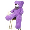 FAVOSTA Ours en Peluche géante XXL Nounours 120cm Teddybear Animaux en Peluche Rose