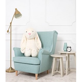 Gustaw Grand Lapin Figo en Peluche, Peluche Lapin - XXL Lapin, Peluche Douce et Câline, Peluche Méga Plüsch Lapin en Peluche 