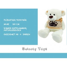 Sweety Toys 5376 Ours en Peluche géant Beige 120 cm
