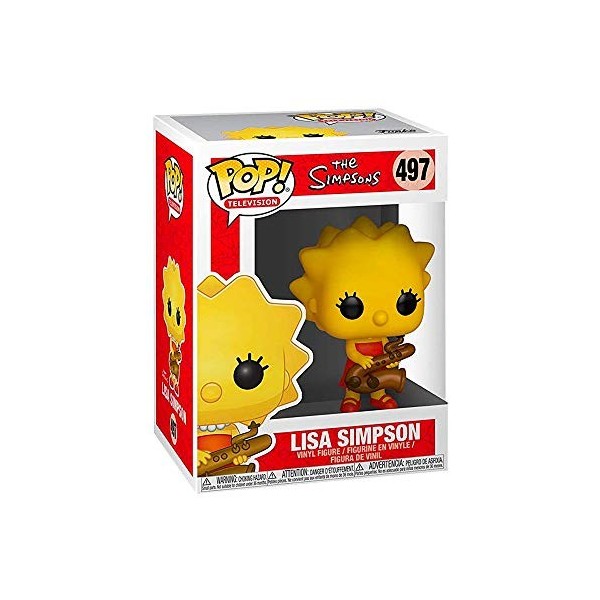 Funko Pop! Animation: Simpsons - Lisa Simpson-Saxophone - The Simpsons - Figurine en Vinyle à Collectionner - Idée de Cadeau 