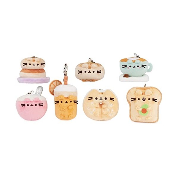 GUND Peluche surprise Pusheen Breakfast série 19, multicolore, 7,6 cm les styles peuvent varier 