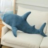 SaruEL Géant Requin Coloré Jouet en Peluche Animal Requin Classique Oreiller Poupée Jouet Enfants Fille Cadeaux 120cm 1