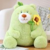 Kawaii Ours en Peluche Jouet en Peluche Ours en Peluche Tenant Rose Peluche Poupée Saint Valentin Cadeau De Noël pour Fille C