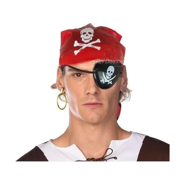 Fartoni Déguisement Pirate Enfant Avec Accessoires Pirate Avec Patch Pirate, Écharpe Pirate, Et Boucle DOreille. Accessoires