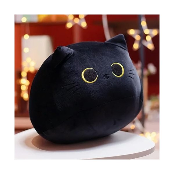 SaruEL Chat Peluche Jouet Peluche Chat Oreiller Doux Peluche Poupée Chat Peluche Chat Oreiller Peluche Animal Doux Peluche Or