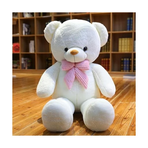 PaMut Ours en Peluche Jouet en Peluche Mignon énorme Ours en Peluche en Peluche Porter Noeud Ours Enfants Jouets Cadeau d’Ann