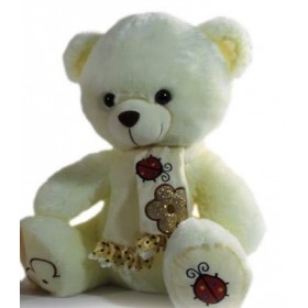 LOYFER Ours en peluche adorable Beige de 60 cm