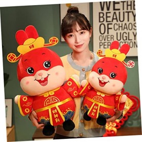 Toyvian 5 Pièces Année du Lapin Mascotte Animaux Jouets Jouet Animal Themberchaud Peluche Jouets en Peluche Jouets en Peluche