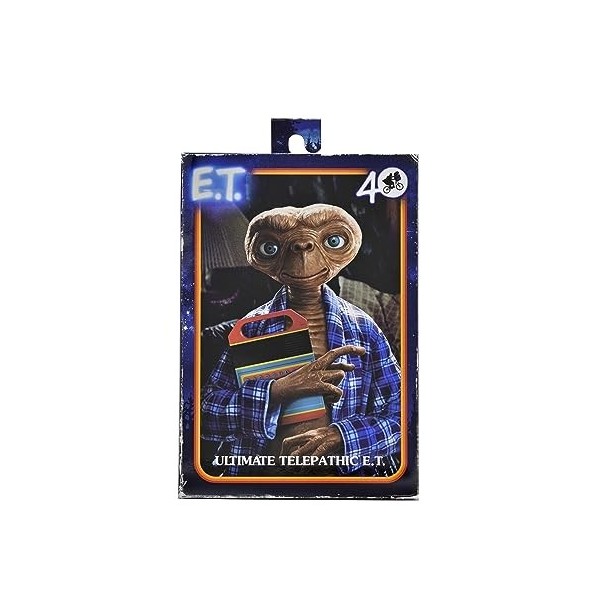 Neca Figurine Action E.T. Ultimate Version - TELEPATHIC - 40e Anniversaire - Hauteur 11cm