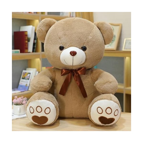 SaruEL Haute Qualité Mignon Arc Ours en Peluche Poupée en Peluche Animal Ours en Peluche Jouet Fille Cadeau D’Anniversaire Ca