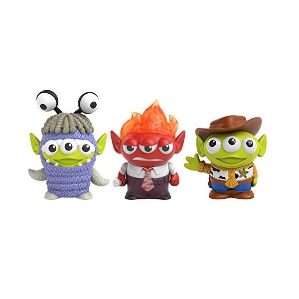 Disney Pixar Remix, 3 figurines d’Alien déguisé en Woody, Bouh et Colère, jouet pour enfant à collectionner, GNX35