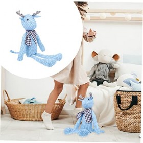 ibasenice 1 Pc Poupée Wapiti Pompons De Porcistas Décor De Noël Jouet pour Animaux Décor Animalier Décor De Table Décoration 