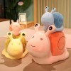 LfrAnk Escargot de Dessin animé Jouet en Peluche Animal Mignon Oreiller en Peluche Kawaii Escargot poupée canapé Coussin Mign