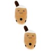 ibasenice 3 Pièces Oreiller Peluche Thé Kawaii Jouet De Thé à Bulles Poupée De Thé à Bulles Thé à Bulles Farci Pompons De Por