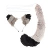 minkissy 1 ensemble daccessoires pour tout-petits - Bandeau en forme de queue de chat - Bandeau de fête - Queue danimal - C