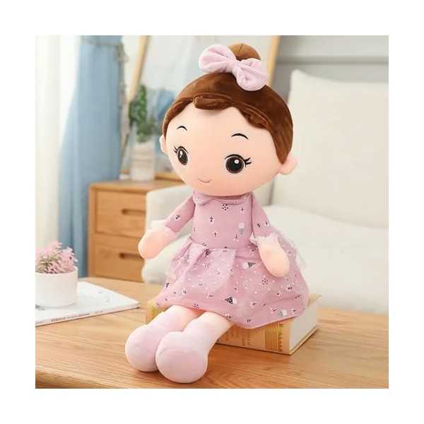 LfrAnk Super Kawaii Peluche Fille poupée avec vêtements Enfants Fille Jouet en Peluche Bande dessinée en Peluche Enfants Anni