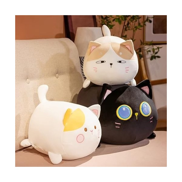 Doux Mignon Chat Peluche Peluche Kawaii Animal Peluche Mignon Chaton Moelleux poupée Peluche Coussin de Sommeil Coussin Enfan