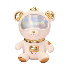 Perfeclan Belle astronaute ours jeter oreiller en peluche jouet sur le thème Animal en peluche pour coucher amis ornement déc