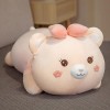 70cm-90cm Jouet en Peluche Géant Kawaii Couché Ours en Peluche Poupée Oreiller Moelleux Animal Ours Jouet Long Lit Oreiller F