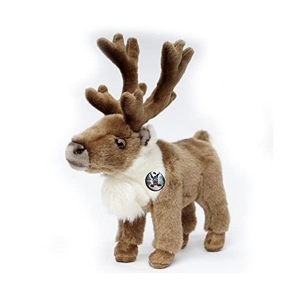 Renne Cari Karibu Caribou en peluche en forme de renne debout