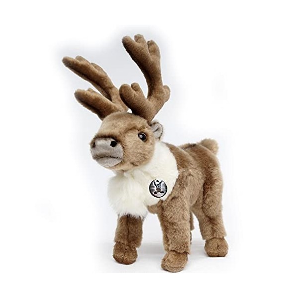 Renne Cari Karibu Caribou en peluche en forme de renne debout