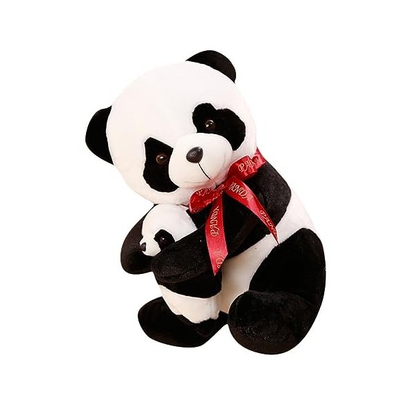 ibasenice 3 Pièces Panda en Peluche Pompons De Porcistas Peluches Jouets danimaux Jouet en Peluche Oreillers De Poupée Panda