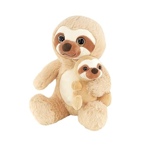 Peluche panda pour maman et bébé - Peluche assise - Ours en peluche