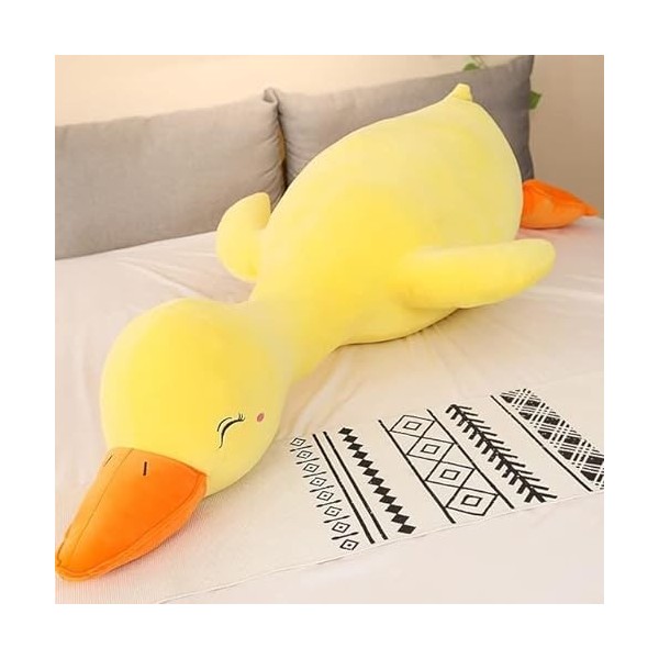 CILUA 70 cm-120 cm énorme Gros Canard en Peluche câlin Long Oreiller Doux en Peluche géante oie Peluche Cygne poupée Enfants 
