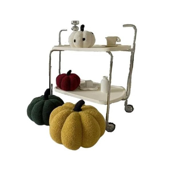 Style Nordique Couleur Vintage Citrouille Forme Coussin en Peluche Halloween Chambre décoration Oreiller canapé Salon Enfants