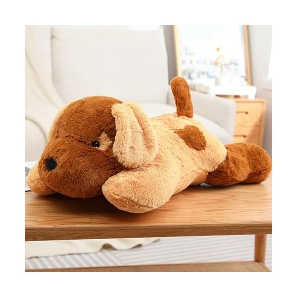 Géant en Peluche Jouets Chien Peluche Chiot Peluche Animaux Jouets Oreiller Enfants Cadeau d’Anniversaire Cadeaux de Noël 75c