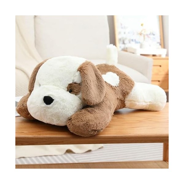 Géant en Peluche Jouets Chien Peluche Chiot Peluche Animaux Jouets Oreiller Enfants Cadeau d’Anniversaire Cadeaux de Noël 75c