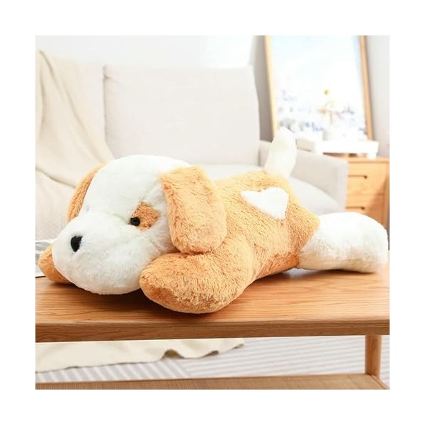 Géant en Peluche Jouets Chien Peluche Chiot Peluche Animaux Jouets Oreiller Enfants Cadeau d’Anniversaire Cadeaux de Noël 75c