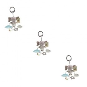 Toyvian 3 Pièces Anneau De Dentition Pour Bébé Jouets Éducatifs De Porristas Jouets Pour Nourrissons Jouet Pour Bébé En Peluc