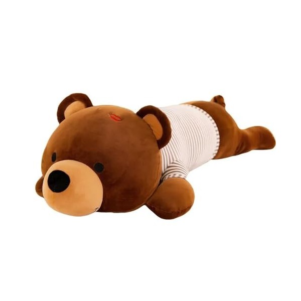 PaMut Kawaii Ours Polaire Peluche poupée Peluche Ours Dormant Oreiller Animal Peluche Jouet Enfants Dessin animé Cadeau Cadea